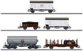 Wagon towarowy Märklin 48834 Zestaw samochodowy H0 do transportu ryb z DSB