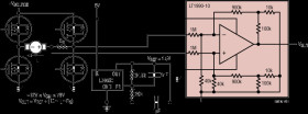 ±250V Input Range, 100kHz, G =10, Micropower, Difference Amplifier