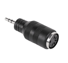 DIN 5-pin Female to 3.5mm 3-pin Mini Jack Male Adapter