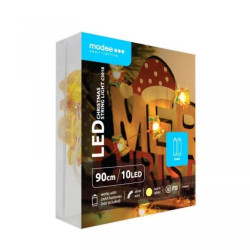 Lampki dzwoneczki BAT modee 0,9m WARM 10LED ML-C3018