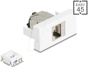 90905 Easy 45 RJ45 socket &gt; LSA Cat.6a STP