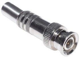 Wtyk złącze BNC męski z odgiętką na kabel