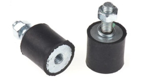 Podstawka antywibracyjna M6 średnica 20mm Cylinder męski-żeński