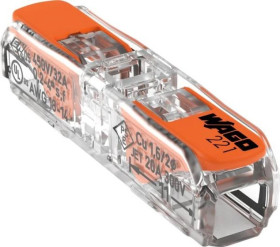 Szybkozłączka przelotowa z dźwignią 2x 0,2-4mm2 Inline 221-2411 /opak.60szt./