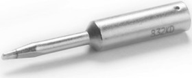 Soldering tip, chisel shaped, Ø 8.5 mm, (T x L x W) 1 x 55 x 2.2 mm, 0832KD/SB