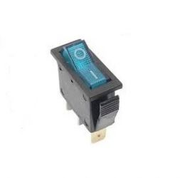 Przełącznik kołyskowy niebieski AC