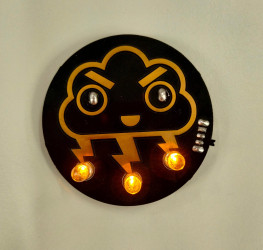 Angry Storm Cloud Soldering Kit