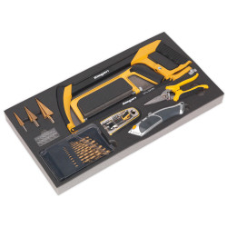Siegen S01133 Tool Tray with Cutting &amp; Drilling Set 28pc