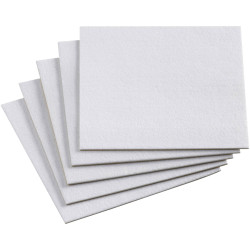 Metafranc WU0645546 Felt Slider Self-Adhesive White 200x200mm 1 Set