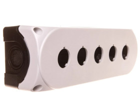 Obudowa kasety 5-otworowa 22mm szara IP67 LPZP5A8