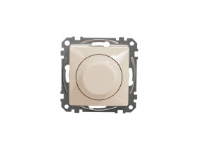 SEDNA DESIGN & ELEMENTS Ściemniacz LED obrotowy RC/RL beżowy SDD112502 SCHNEIDER ELECTRIC