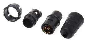 Złącze wielostykowe przemysłowe 5-pinowe Montaż na kablu Wtyczka Switchcraft