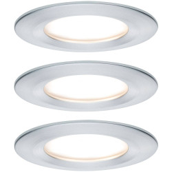 Paulmann 93498 Nova Bathroom Recessed Light Set LED 18W IP44 Aluminium