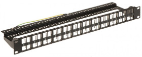 Patch panel RACK 19cali 48xKEYSTONE PP-48/FX/C