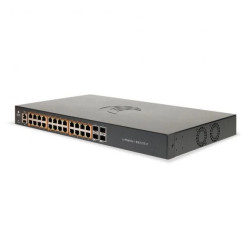 Switch 24x RJ45 1000Mb/s PoE+, 4x SFP+, 200W, zarządzalny Cambium cnMatrix EX1028-P