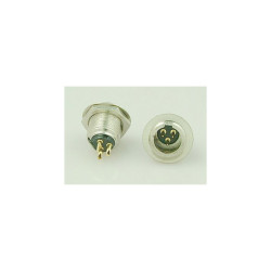 Wtyk mikrof.mini 3 pin mont.met. mini XLR