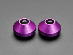 Adafruit Purple Anodized Aluminum Bumper Feet - Pack of 2