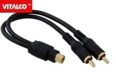 ROZGALEZNIK RCA 1GN./2WT. PRZEWOD