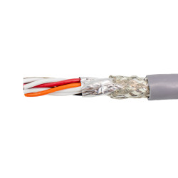 Kabel do transmisji danych 10 -parowy 0,09 mm² 20 -rdzeniowy Ekranowany 28 AWG AWG PVC 300 V