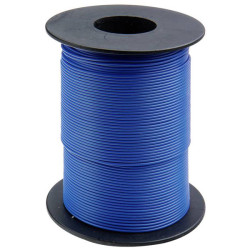 Donau 125-S50-2 Strand 1x0.25mm&#xB2; Blue 50m Electronics Wire