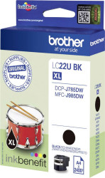 Brother atrament LC-22U BK tusz oryginalny Czarny LC22UBK