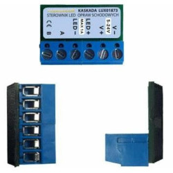 Sterownik opraw schodowych KASKADA 5-24VDC włącznik dopuszkowy kaskadowy