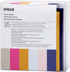 Cricut Insert Cards Sensei S40 Zestaw kart tulipanowy niebieski, proszkowy