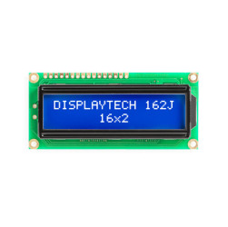 Wyświetlacz monochromatyczny LCD, , Alfanumeryczny, Displaytech