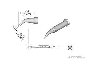 Grot C115105 do rączek JBC NT115, AN115 i NP115