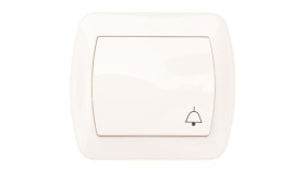 Simon Akord Przycisk /Dzwonek/ Biały Ad1/11