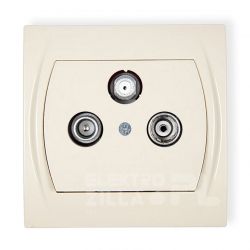 Gniazdo abonenckie RTV końcowe 2dB