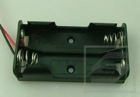 Pojemnik na baterie 2xR6 z kablem TYP02 RoHS