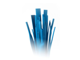 Rurka termokurczliwa RTS-2,4/1,2NB cienkościenna niebieska 1m TRYTYT