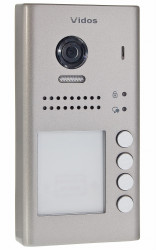 S1104A - Czteroabonentowa stacja bramowa z czytnikiem RFID