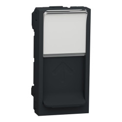 Płytka czołowa, seria: Unica, RJ45