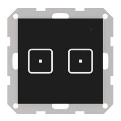 SINUM FS-02 Włącznik dwupolowy kolor czarny