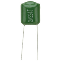 Suntan TS01002A332JSB000R 3n3 100V Mylar Film Capacitor 6.5 x 11 x 4 x 4p