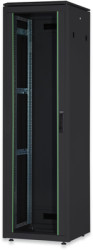 Server cabinet, 22 U, (H x W x D) 1164 x 600 x 600 mm, IP20, sheet steel, black, DN-19 22U-6/6-B-1