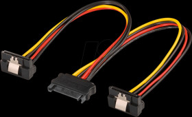95115 SATA power port > 2x 90° SATA power connector