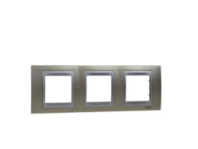UNICA TOP Ramka 3 potrójna pozioma opal MGU66.006.095 SCHNEIDER ELECTRIC