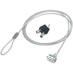 Renkforce Rf-4777544 Laptop Security Lock Including 2 Keys 1500 mm Length