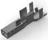 Receptacle, 2.0 mm², AWG 14, crimp connection, tin-plated, 1971781-1