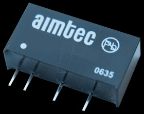AM2D-1205SZ SIL-7 DC/DC converter, 2 W, 12 V in/5 V out