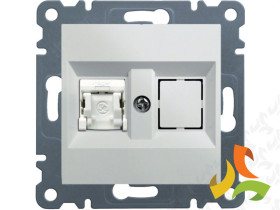 LUMINA Gniazdo komputerowe RJ45 kat.6 UTP białe WL2150 HAGER