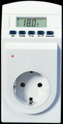 37.3000 Timer outlet with temperature sensor