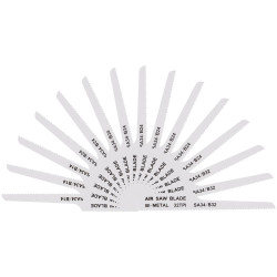 Sealey SA34MIX Air Saw Blades Mixed - Pack of 15