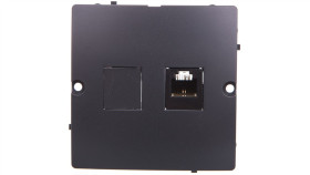 Simon Basic Gniazdo Telefoniczne Pojedyncze Rj11 Grafit Matowy Bmtf1.02/28