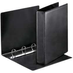 Esselte 49763 Essentials Presentation Binder 4 D Ring 40mm Capacity Black