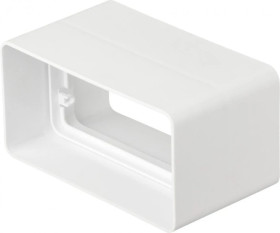 Kanał wentylacyjny łącznik płaski 110x55 złączka systemów wentylacji