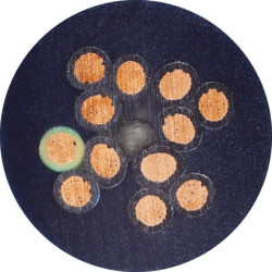 Control Cable liczba żył 3 1 mm² Nieekranowany Igus 17 A średnica zew 6mm Niebieski